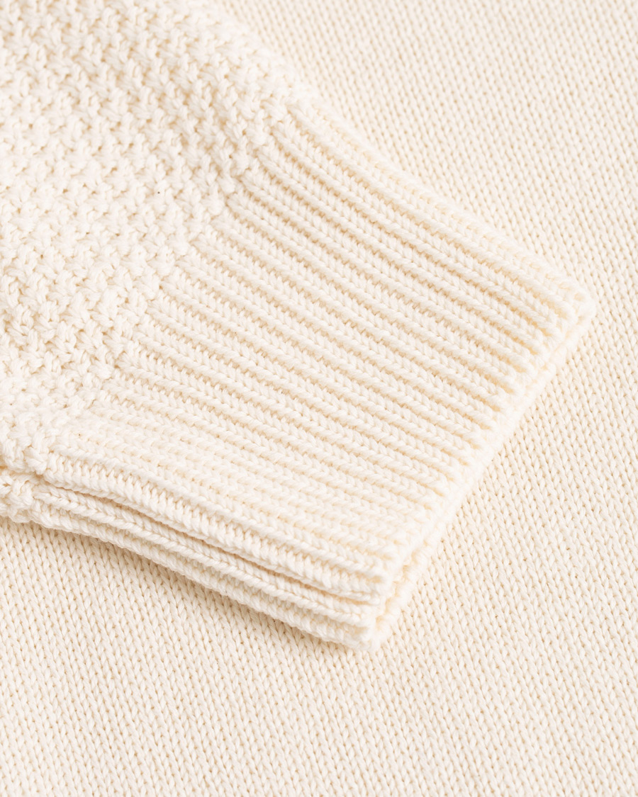 Herre | Trøjer | BOSS ORANGE | BOSS Casual Kamiscos Recylced Cotton Blend Crew Neck Cloud Cream