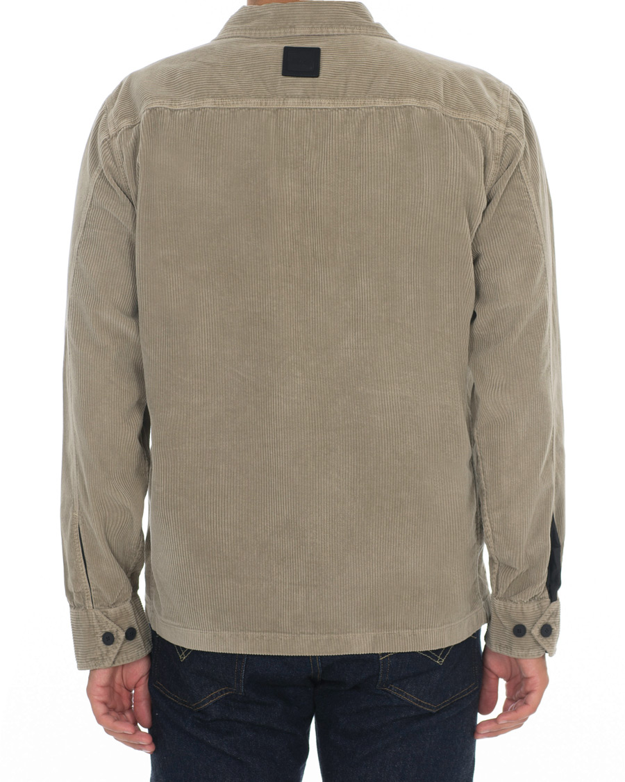 Herre | Skjorter | BOSS ORANGE | BOSS Casual Lovel Corduroy Zip Overshirt Medium Beige