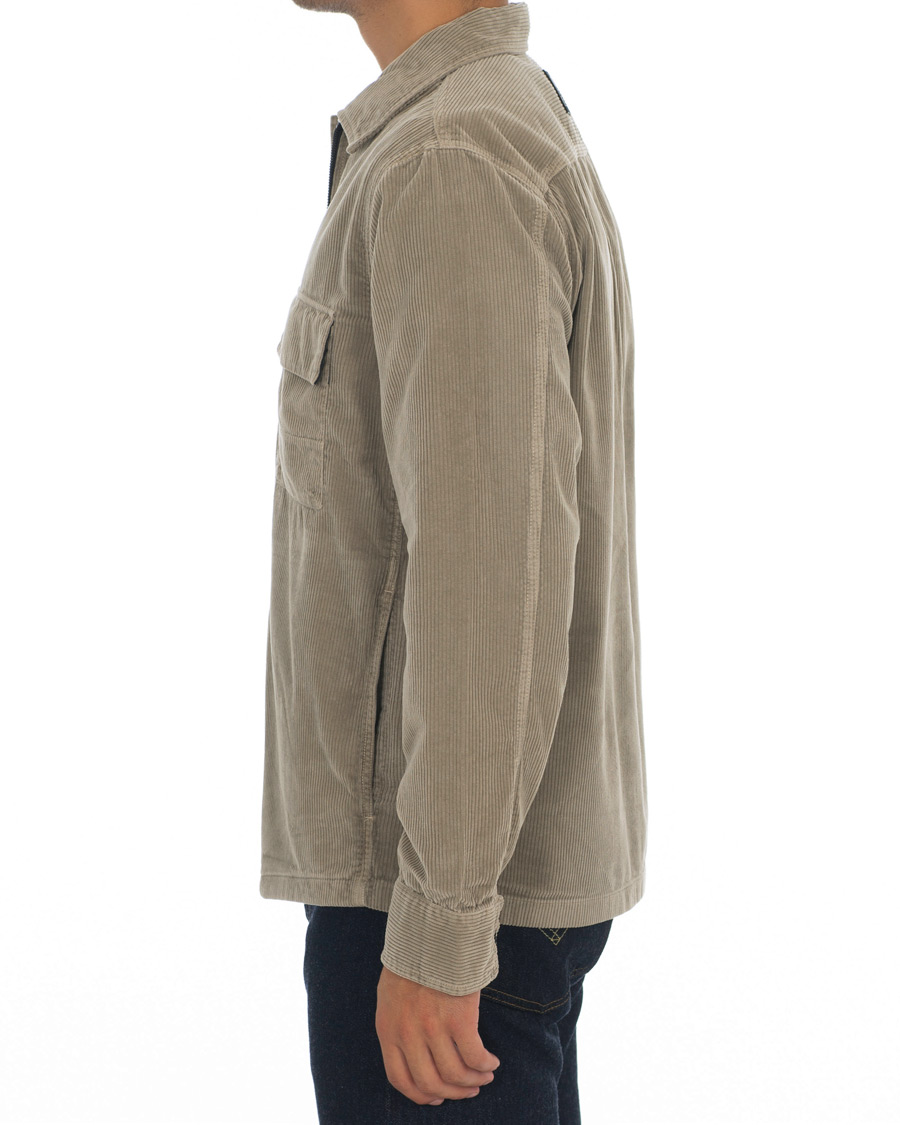 Herre | Skjorter | BOSS ORANGE | BOSS Casual Lovel Corduroy Zip Overshirt Medium Beige