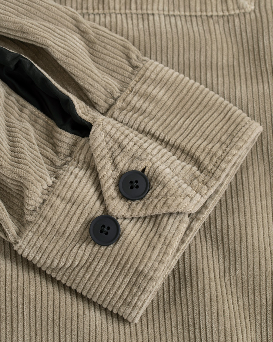Herre | Skjorter | BOSS ORANGE | BOSS Casual Lovel Corduroy Zip Overshirt Medium Beige