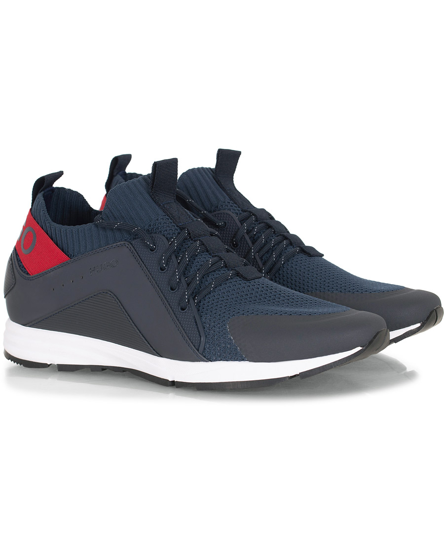 Herre | HUGO Hybrid Running Sneaker Navy | HUGO | Hybrid Running Sneaker Navy