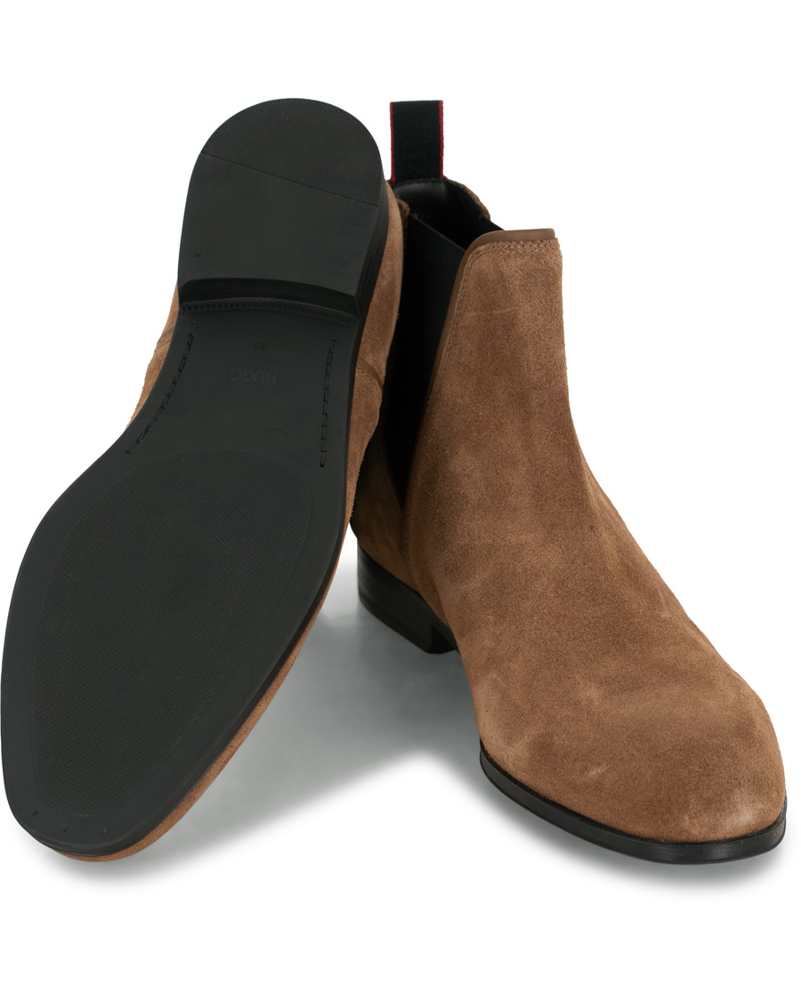Herre | HUGO Boheme Chelsea Boot Brown Suede | HUGO | Boheme Chelsea Boot Brown Suede