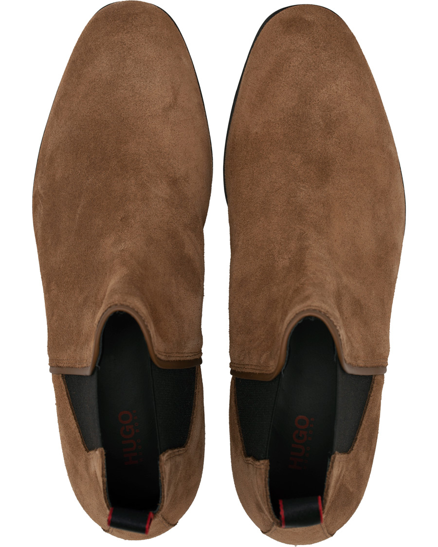 Herre | HUGO Boheme Chelsea Boot Brown Suede | HUGO | Boheme Chelsea Boot Brown Suede