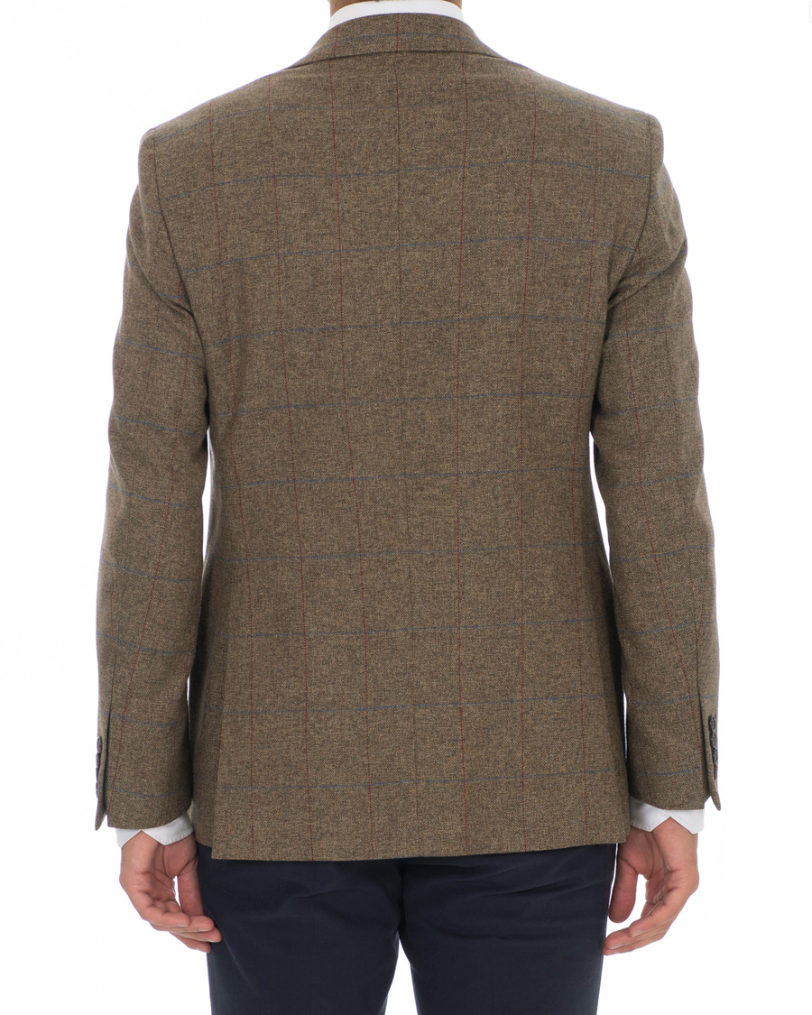 Herre | Blazere & jakker | Walker Slater | Edward Tweed Windowpane Blazer Brown