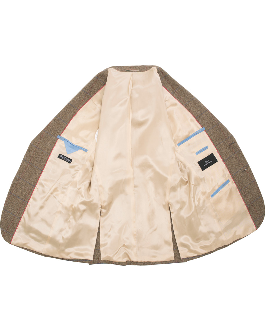 Herre | Blazere & jakker | Walker Slater | Edward Tweed Windowpane Blazer Brown