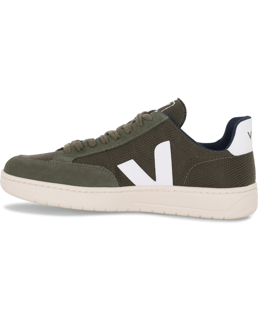 Herre | Veja V-12 Mesh Sneaker Green/White | Veja | V-12 Mesh Sneaker Green/White