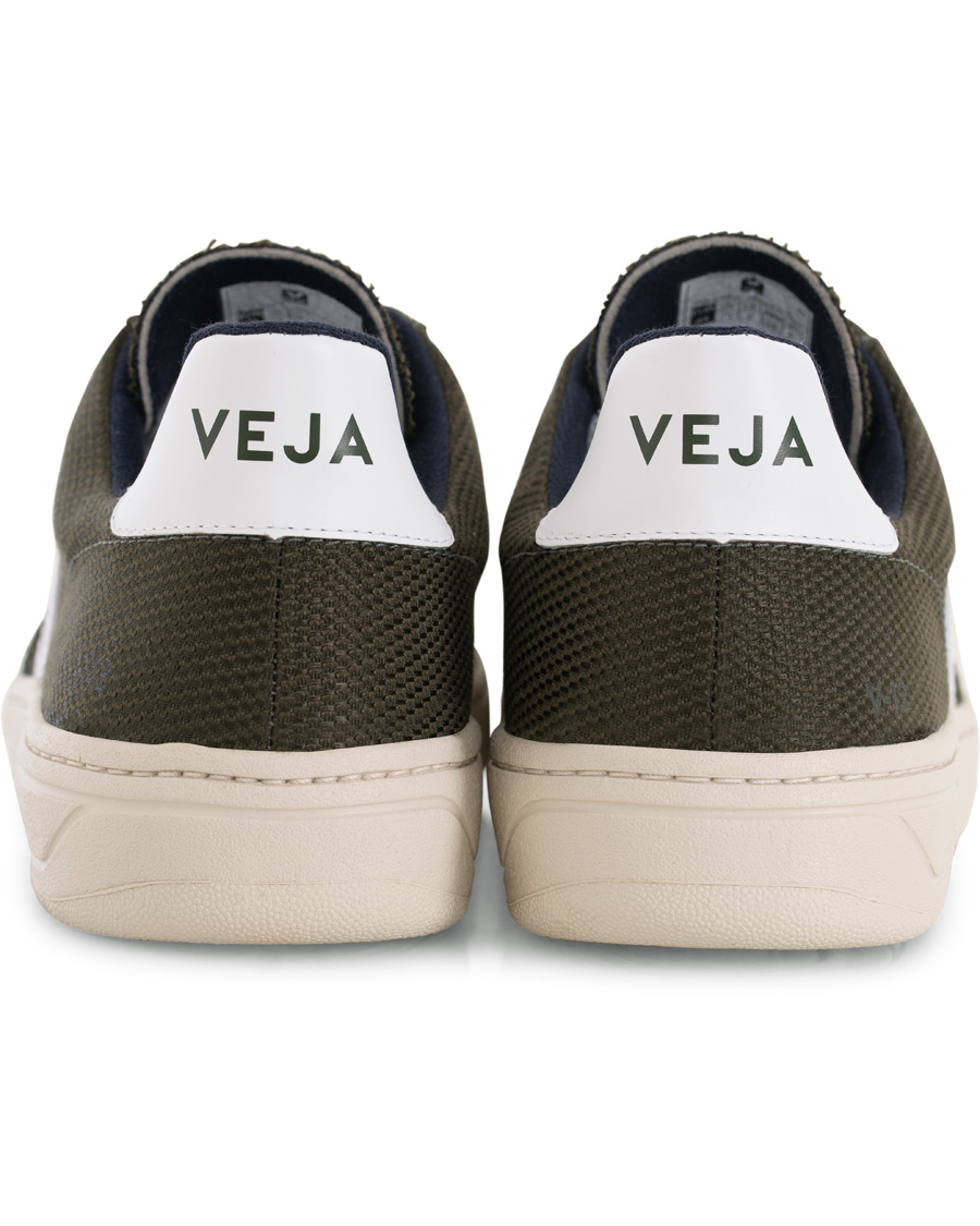 Herre | Veja V-12 Mesh Sneaker Green/White | Veja | V-12 Mesh Sneaker Green/White