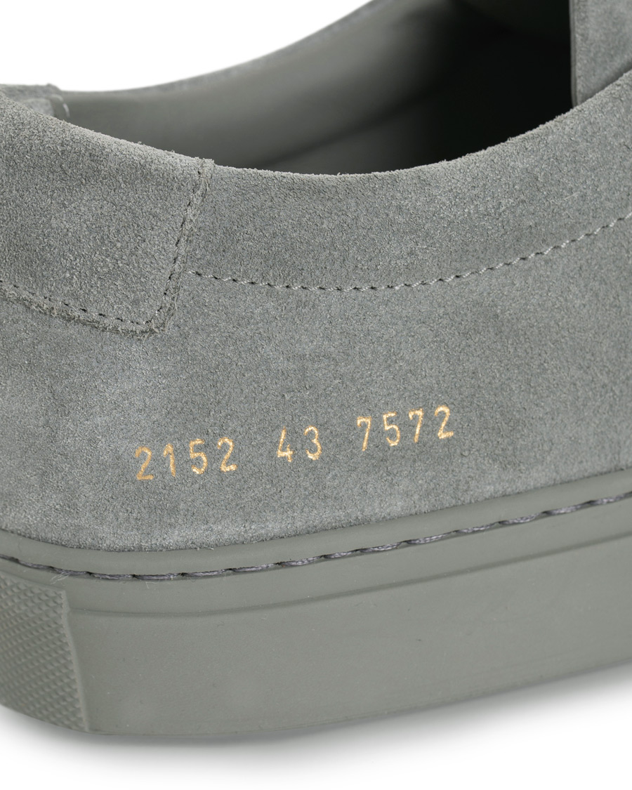 Herre | Common Projects Original Achilles Suede Sneaker Grey | Common Projects | Original Achilles Suede Sneaker Grey