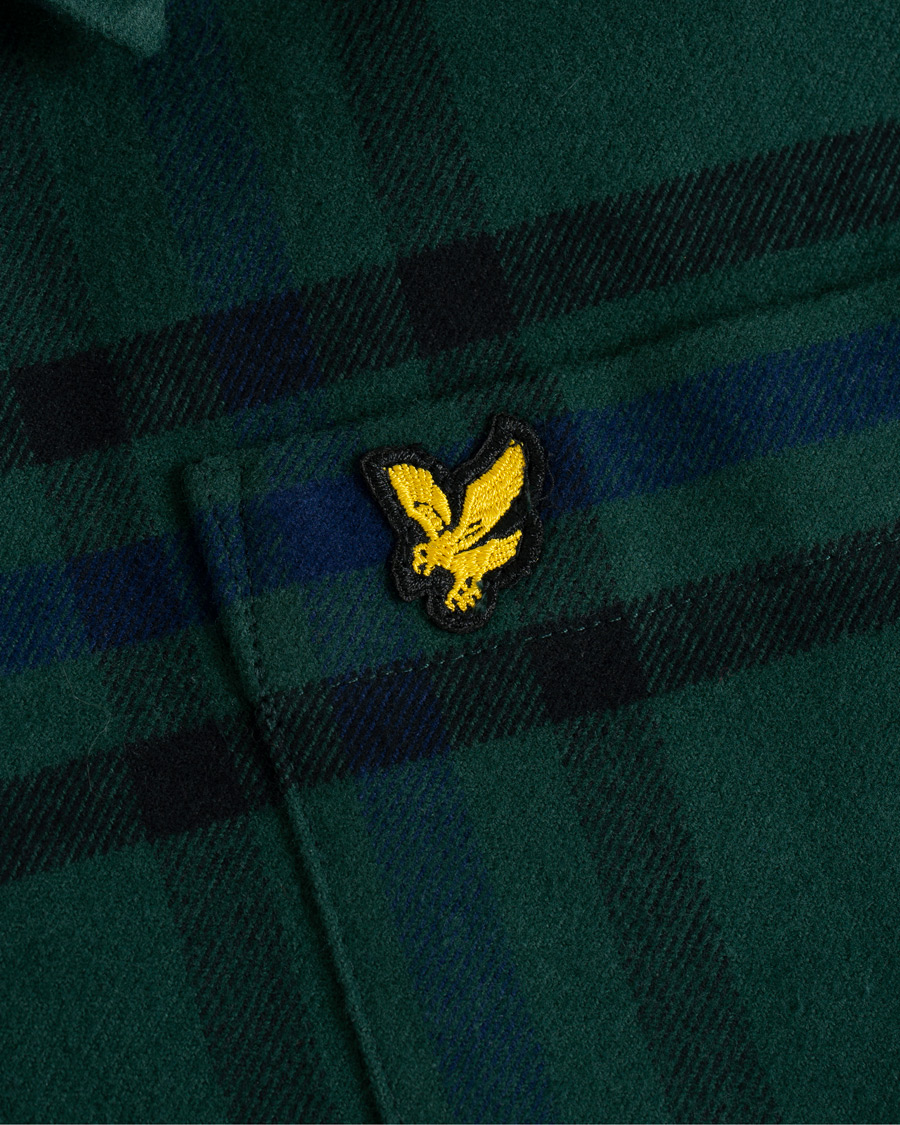 Herre | Skjorter | Lyle & Scott | Tartan Overshirt Jade Green