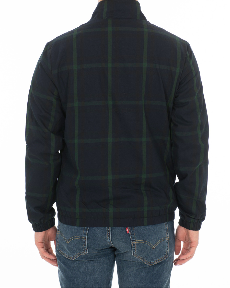 Herre | Jakker | Lyle & Scott | Tartan Harrington Jacket Navy/Check