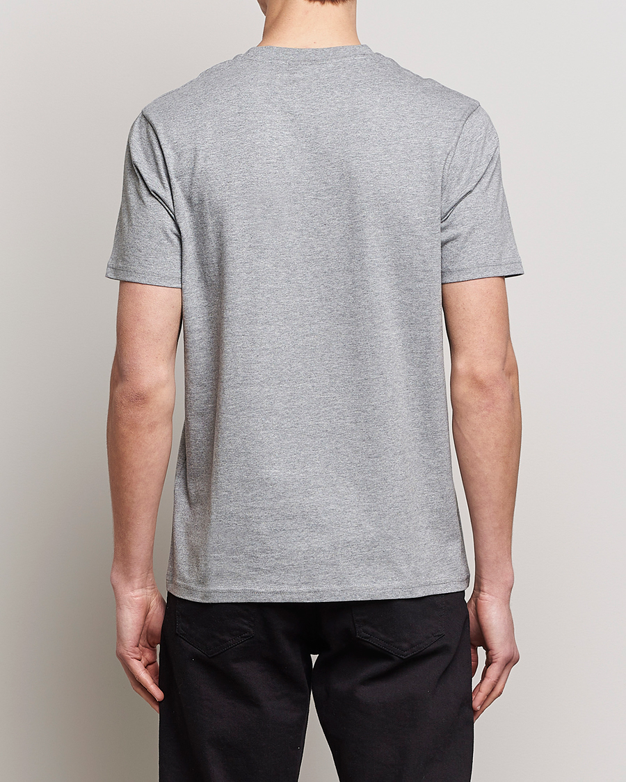 Herre | T-Shirts | Lyle & Scott | Crew Neck Organic Cotton T-Shirt Mid Grey Marl