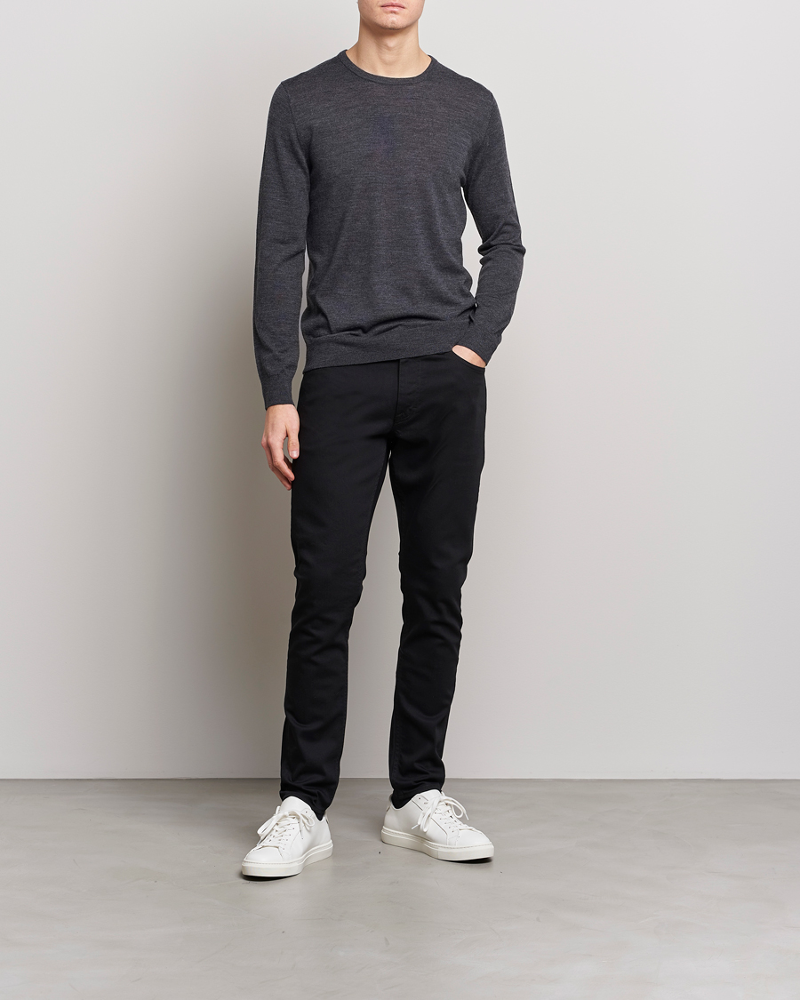 Herre | Trøjer | Tiger of Sweden | Nichols Crew Neck Pullover Grey