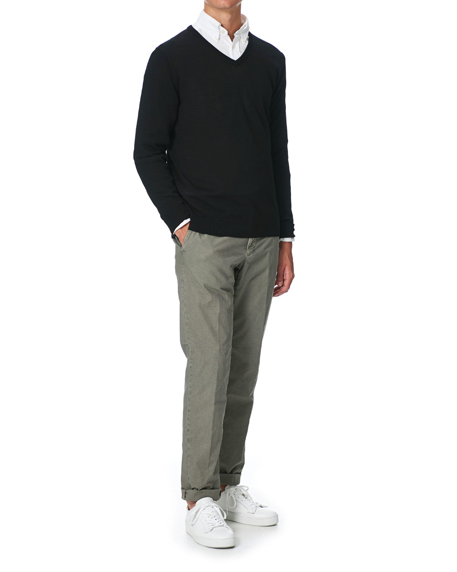 Herre | Trøjer | Tiger of Sweden | Rael V-Neck Pullover Black