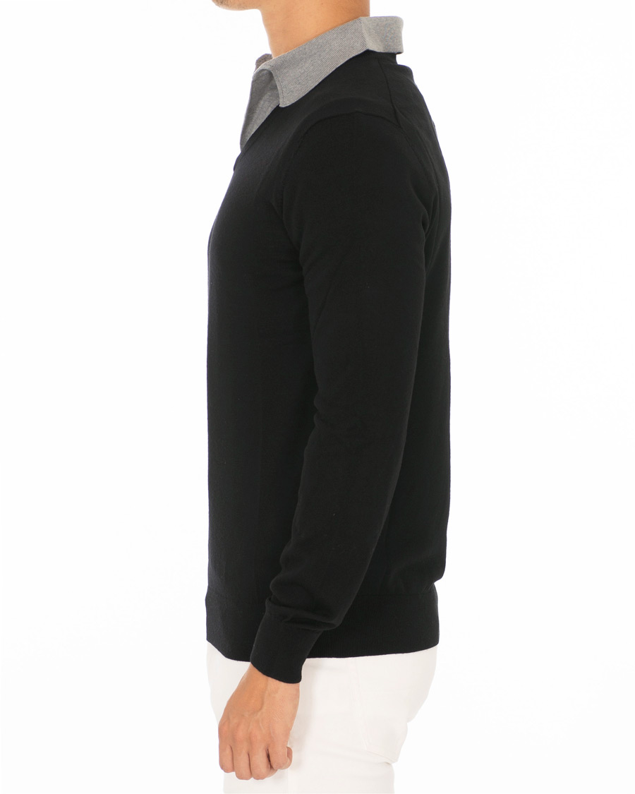 Herre | Trøjer | Tiger of Sweden | Rael V-Neck Pullover Black