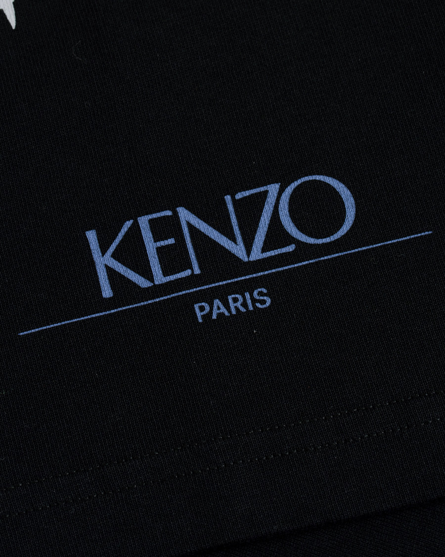 Herre | T-Shirts | KENZO | Double Tiger T-shirt Black