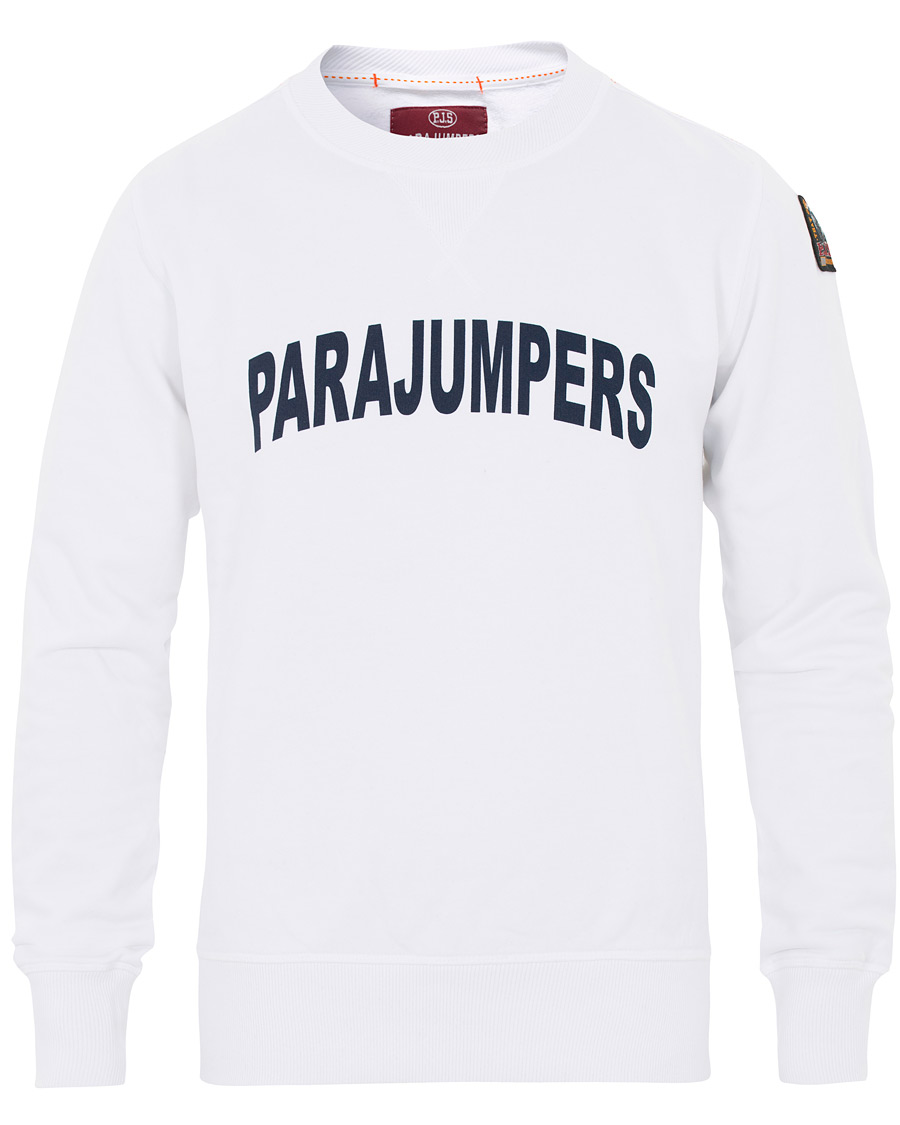 Herre | Trøjer | Parajumpers | Caleb Crew Neck Sweatshirts Off White