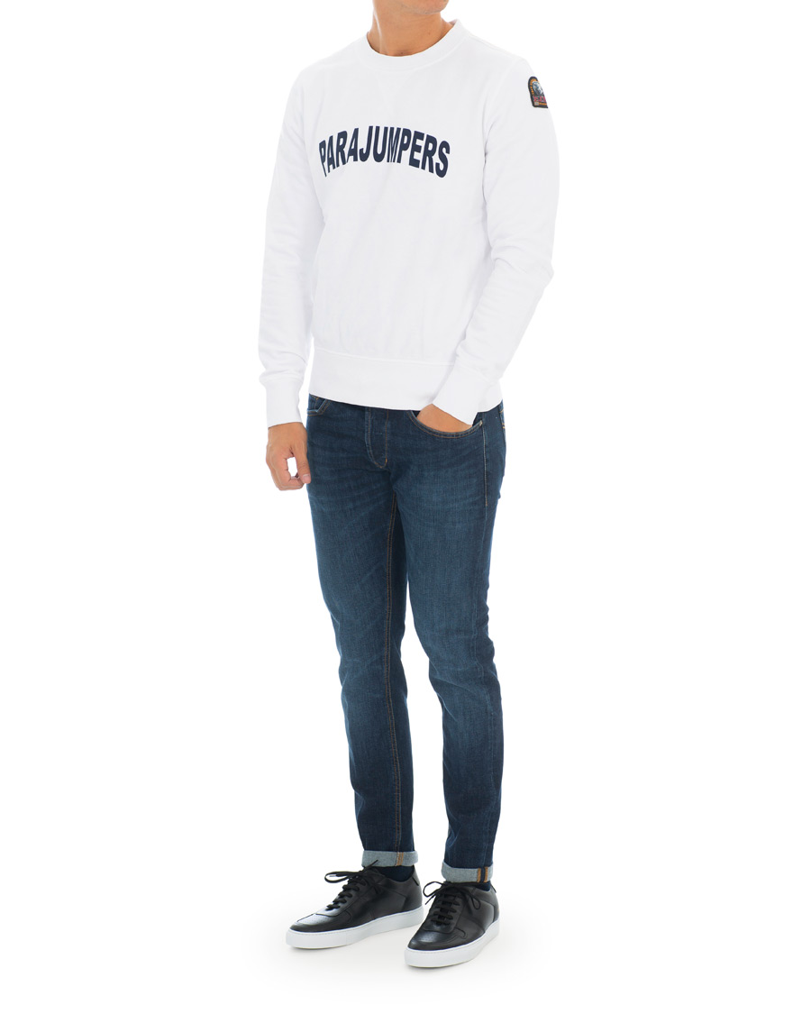 Herre | Trøjer | Parajumpers | Caleb Crew Neck Sweatshirts Off White