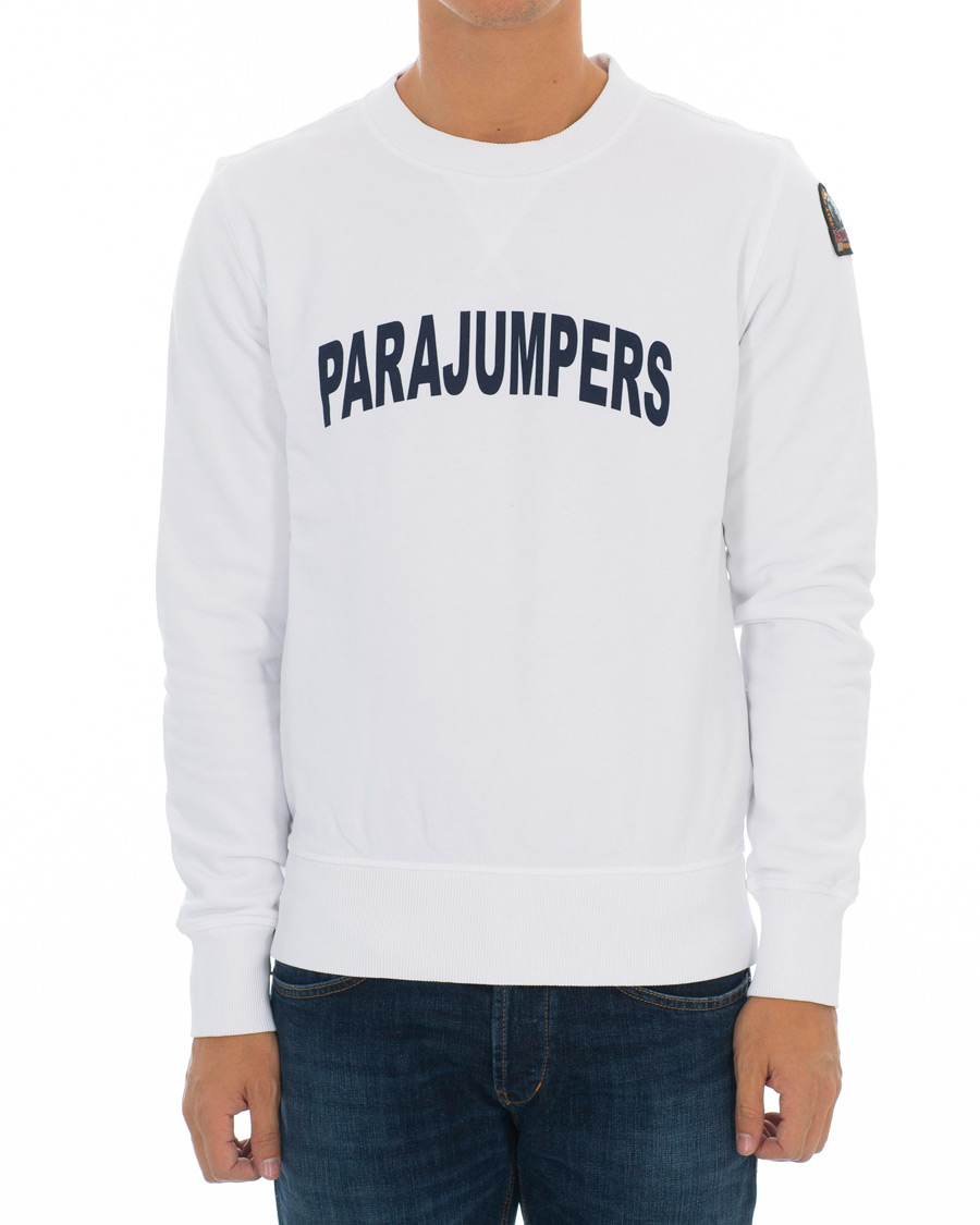 Herre | Trøjer | Parajumpers | Caleb Crew Neck Sweatshirts Off White