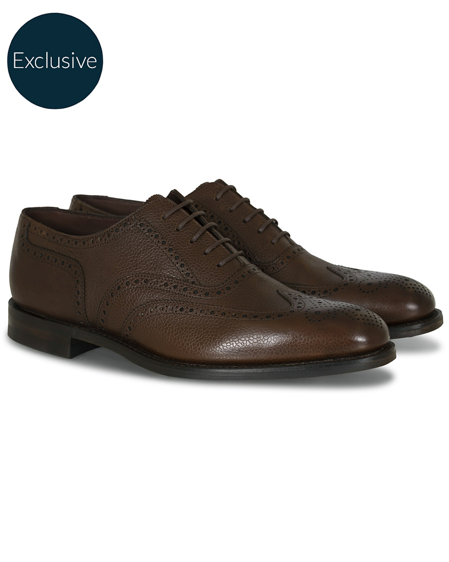 Herre | Loake 1880 Buckingham Brogue Dark Brown Grain Calf | Loake 1880 | Buckingham Brogue Dark Brown Grain Calf