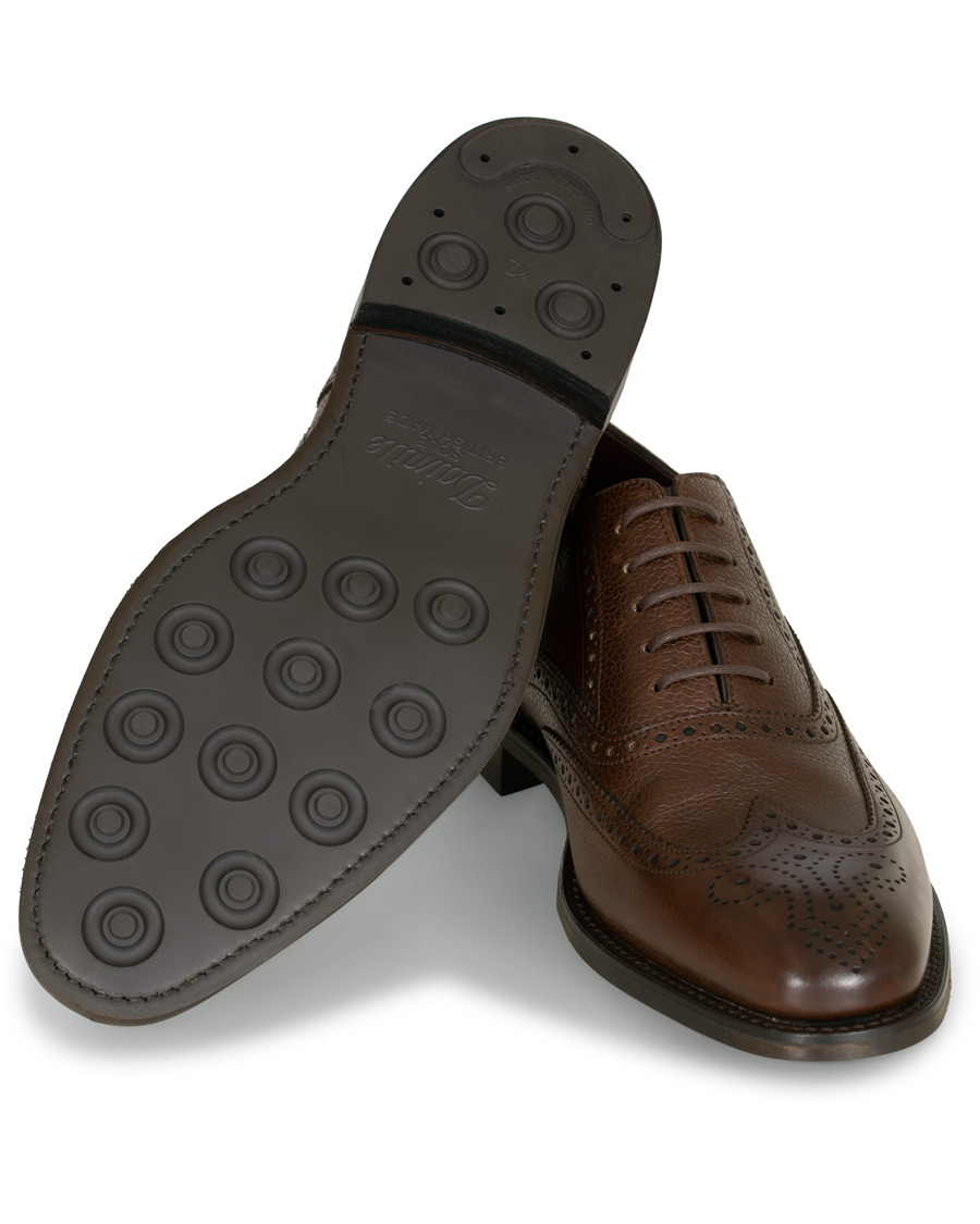 Herre | Loake 1880 Buckingham Brogue Dark Brown Grain Calf | Loake 1880 | Buckingham Brogue Dark Brown Grain Calf