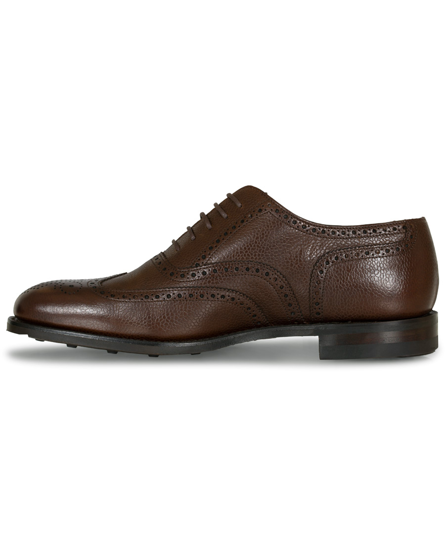 Herre | Loake 1880 Buckingham Brogue Dark Brown Grain Calf | Loake 1880 | Buckingham Brogue Dark Brown Grain Calf