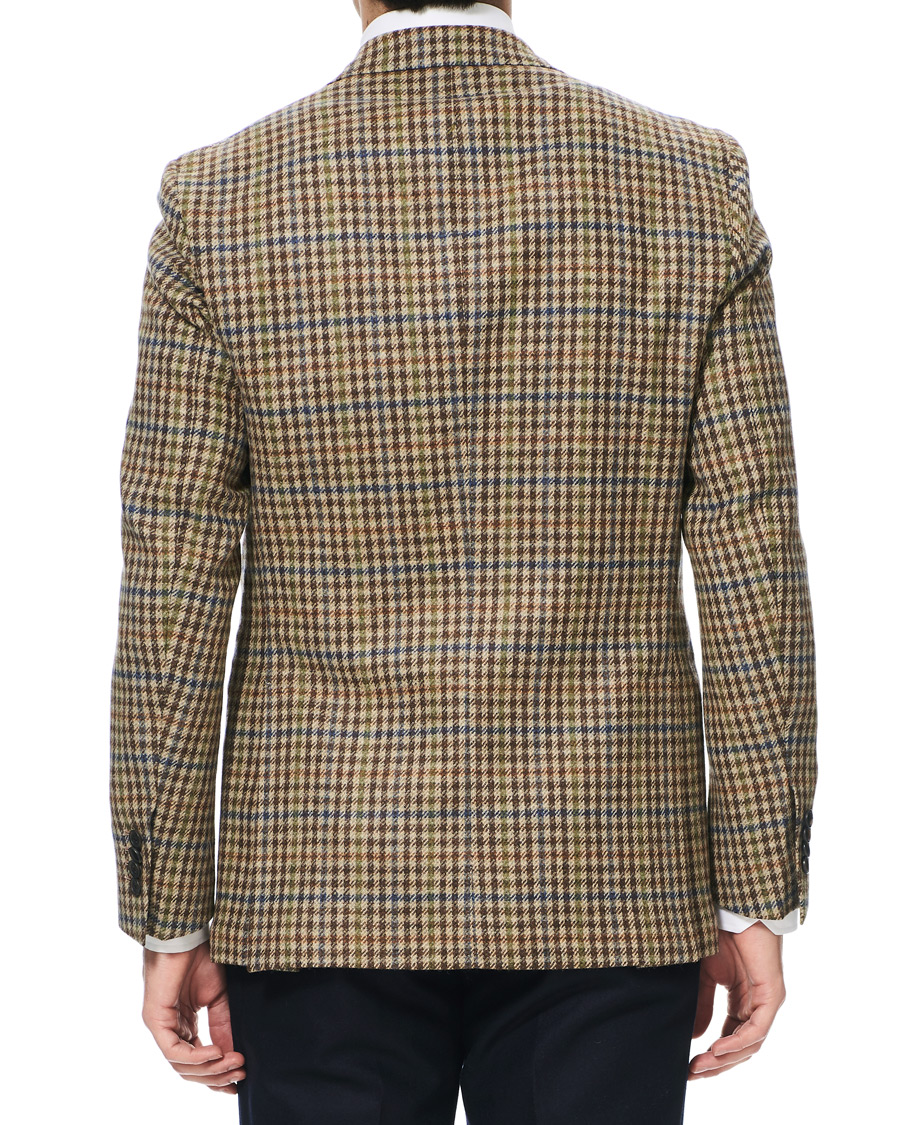 Herre | Blazere & jakker | Berg&Berg | Dan II Gun Club Check Wool Blazer Brown/Olive