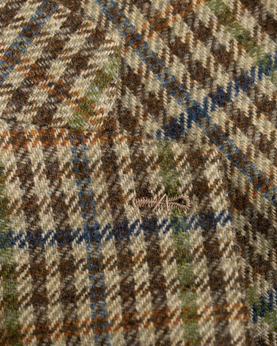 Herre | Blazere & jakker | Berg&Berg | Dan II Gun Club Check Wool Blazer Brown/Olive