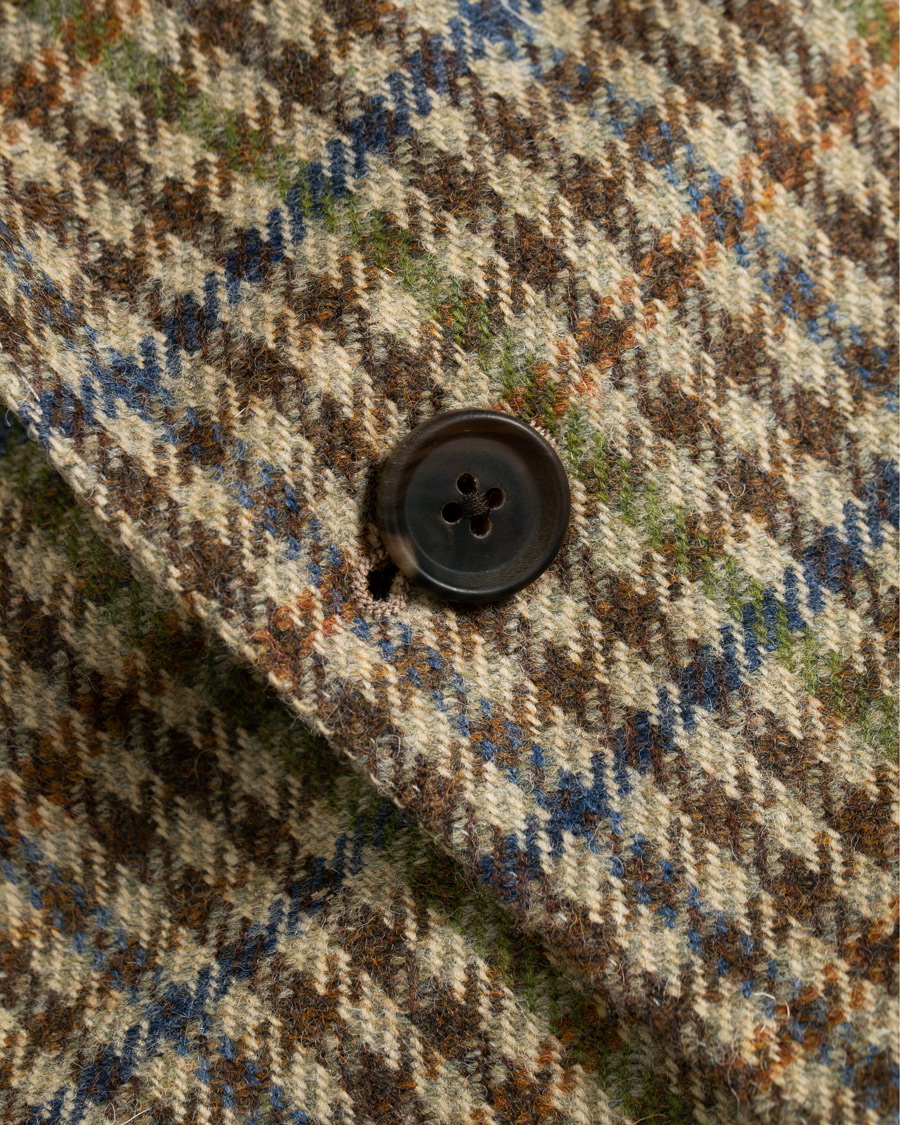 Herre | Blazere & jakker | Berg&Berg | Dan II Gun Club Check Wool Blazer Brown/Olive