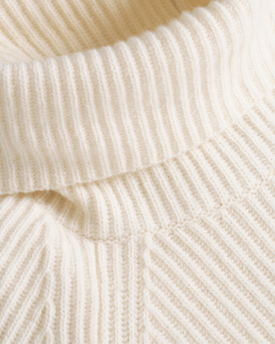 Herre | Trøjer | Berg&Berg | Bernhard Chunky Knit Turtleneck White