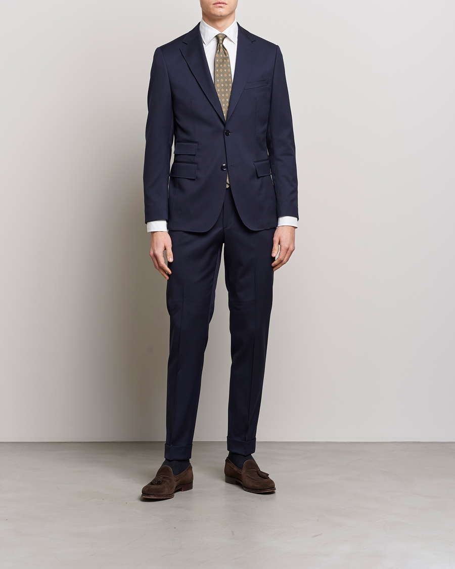 Herre | Morris | Morris Heritage | Prestige Suit Trousers Navy