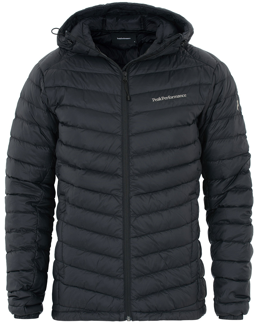 Herre | Jakker | Peak Performance | Frost Down Hooded Jacket Black