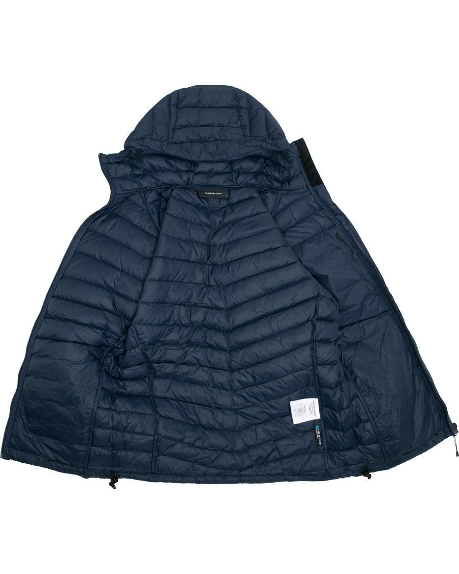 Herre | Jakker | Peak Performance | Frost Down Hooded Jacket Blue Shadow