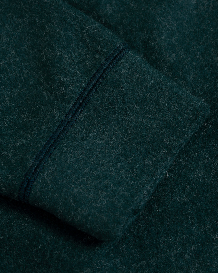 Herre | Trøjer | A.P.C. | Half Zip Sweater Green