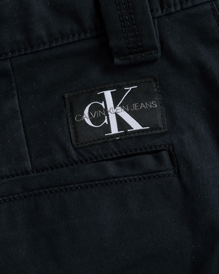 delvist stamme Forsvinde Calvin Klein Jeans Skinny Washed Cargo Pants Black - CareOfCarl.dk