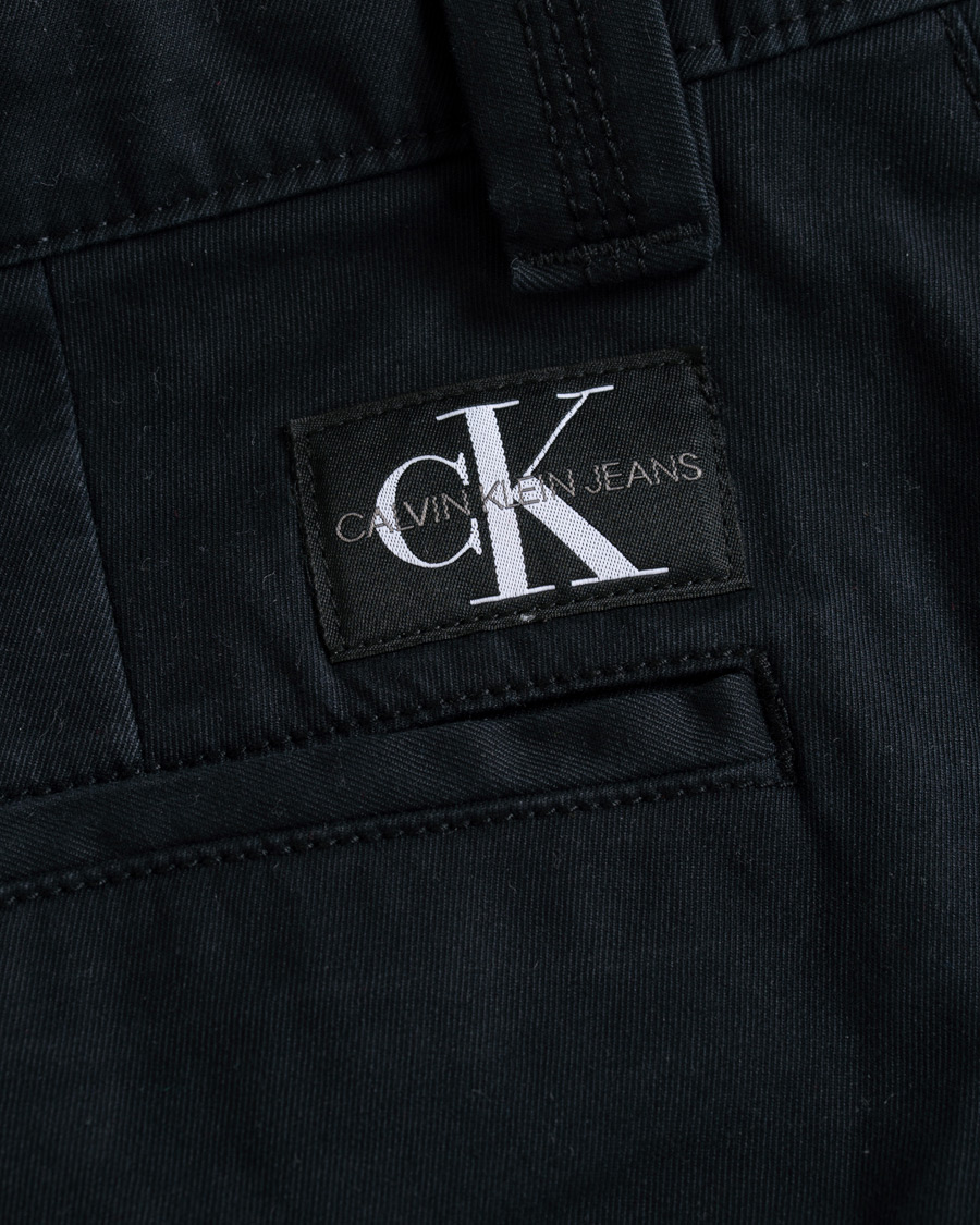 Herre | Bukser | Calvin Klein Jeans | Skinny Washed Cargo Pants Black
