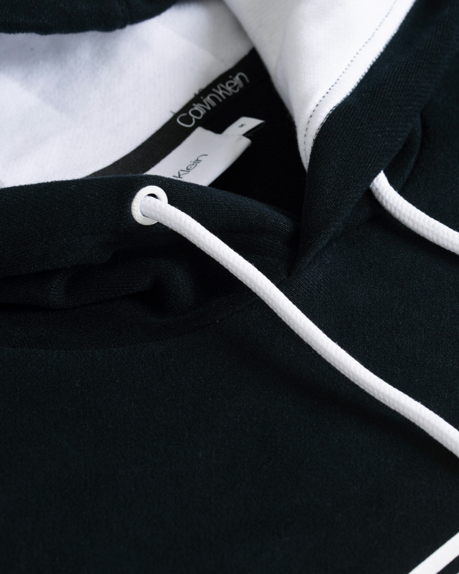 Herre | Trøjer | Calvin Klein | Logo Stripe Hoodie Black