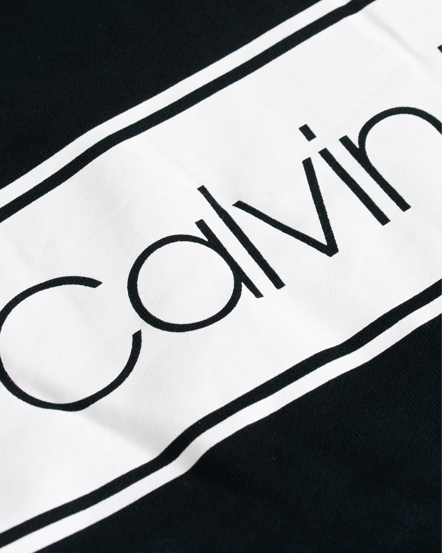 Herre | Trøjer | Calvin Klein | Logo Stripe Hoodie Black