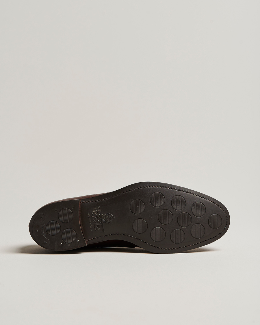 Herre | Loafers | Crockett & Jones | Cavendish 2 City Sole Dark Brown Grain