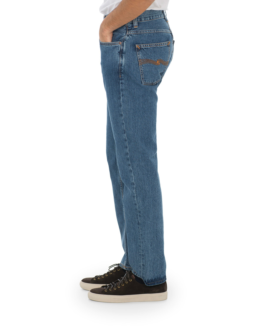 Herre | Jeans | Nudie Jeans | Sleepy Sixten Organic Jeans Friendly Blue