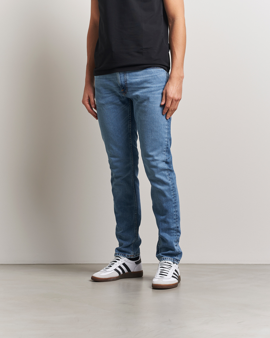 Herre | Blå jeans | Nudie Jeans | Lean Dean Jeans Lost Orange