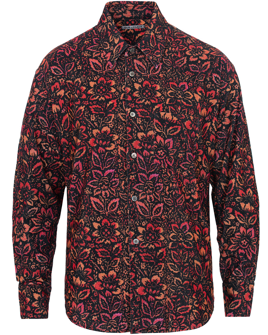 Herre | Skjorter | Our Legacy | Coco 70's Shirt Floral Wallpaper Print