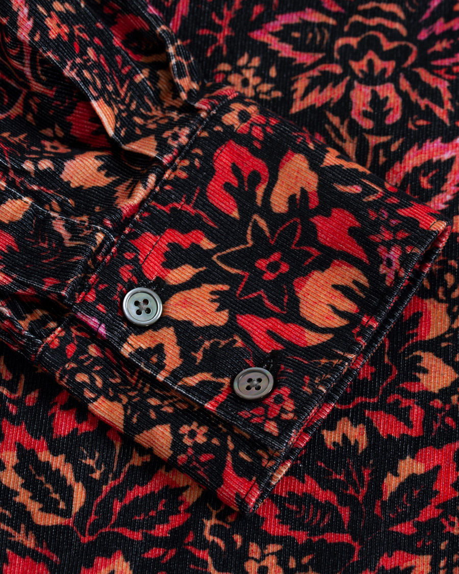 Herre | Skjorter | Our Legacy | Coco 70's Shirt Floral Wallpaper Print