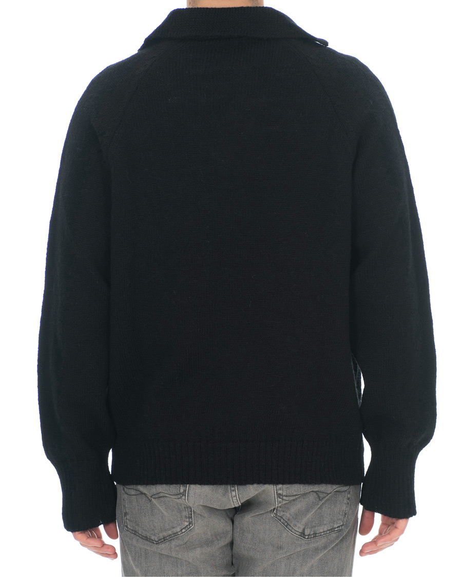 Herre | Trøjer | Our Legacy | Big Knit Coarse Wool Sweater Black