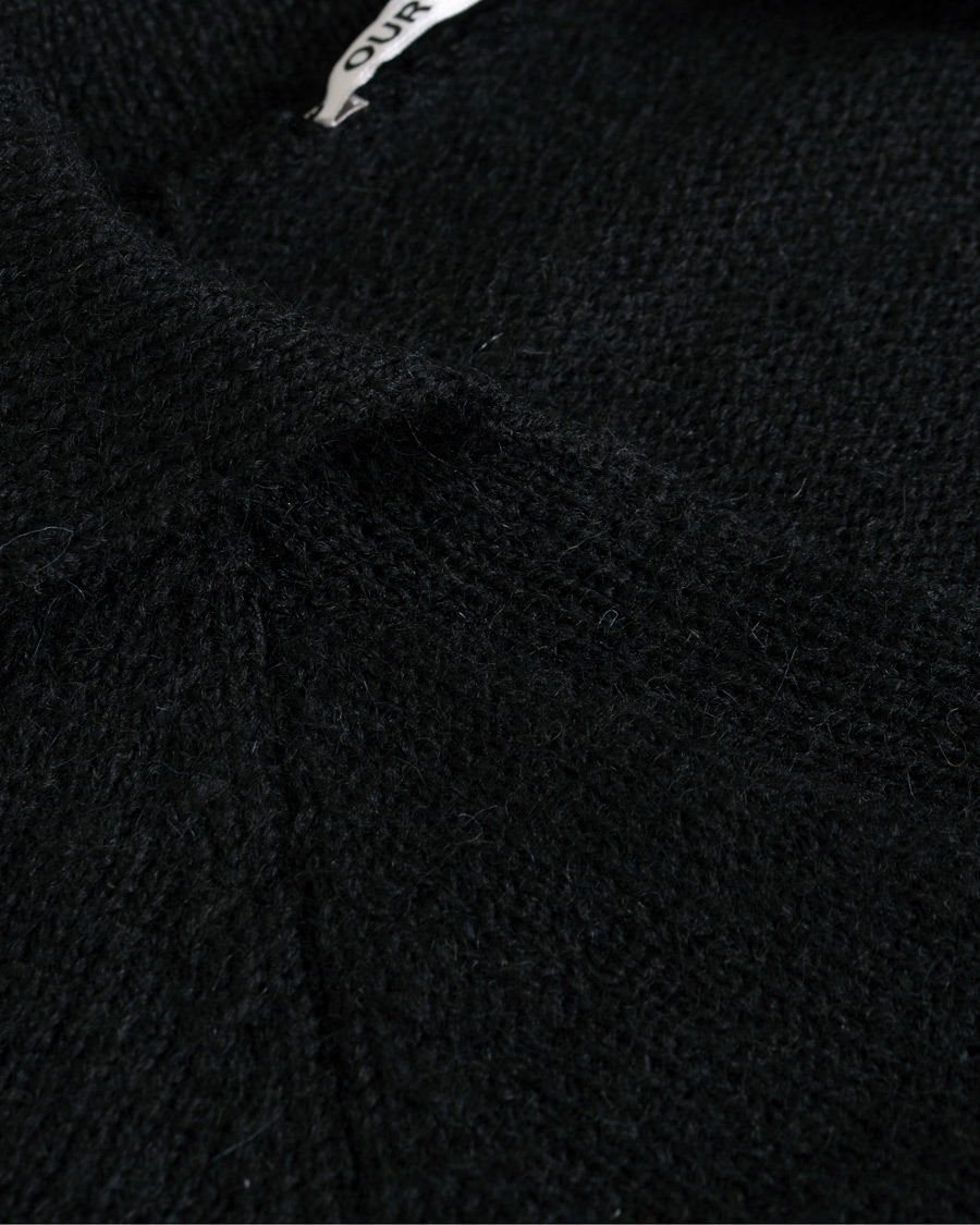 Herre | Trøjer | Our Legacy | Big Knit Coarse Wool Sweater Black