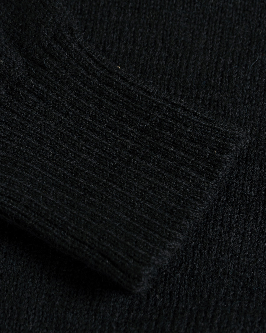 Herre | Trøjer | Our Legacy | Big Knit Coarse Wool Sweater Black