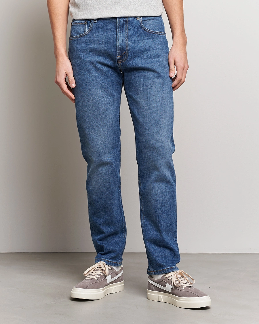 Herre | Blå jeans | Jeanerica | TM005 Tapered Jeans Mid Vintage