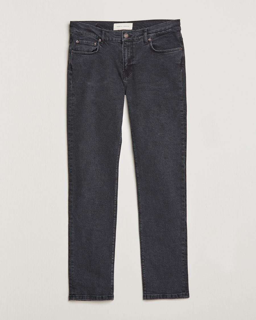 Herre | Jeans | Jeanerica | SM001 Slim Jeans Used Black