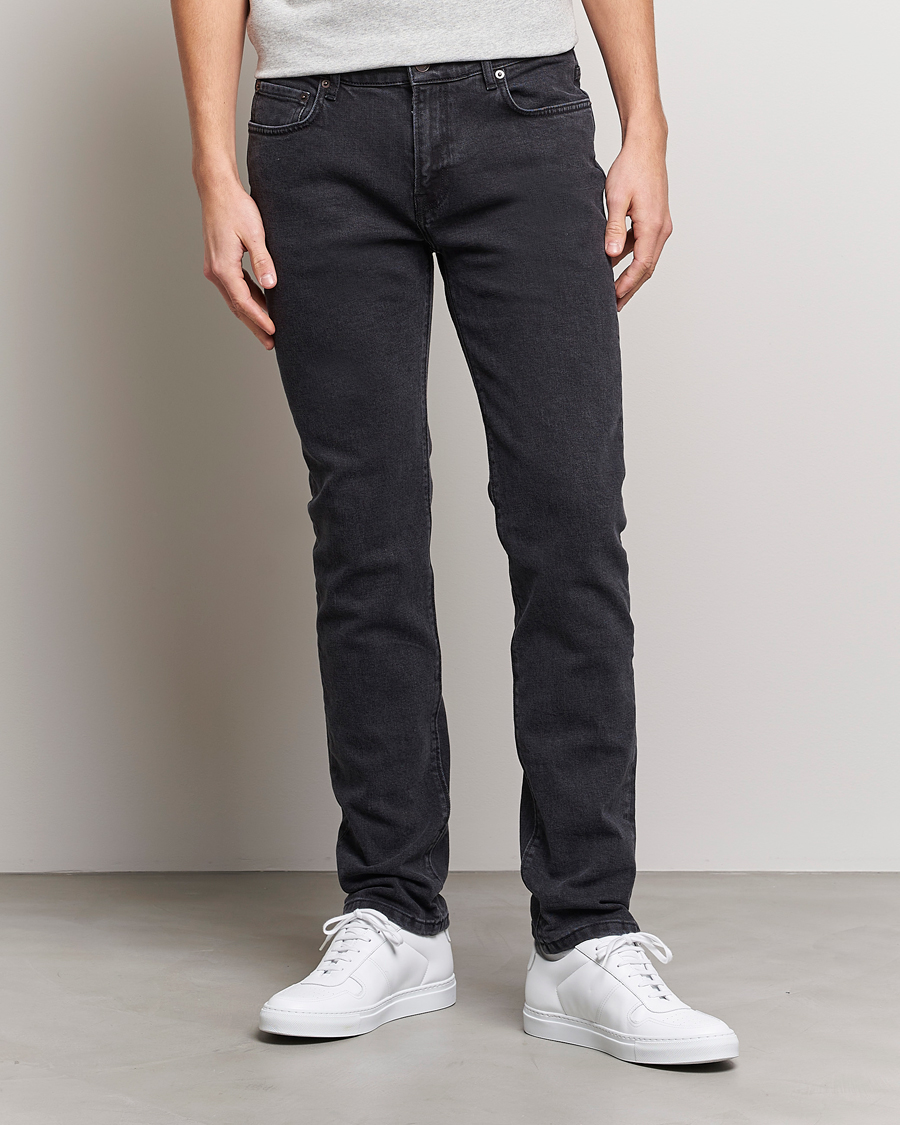 Herre | Sorte jeans | Jeanerica | SM001 Slim Jeans Used Black