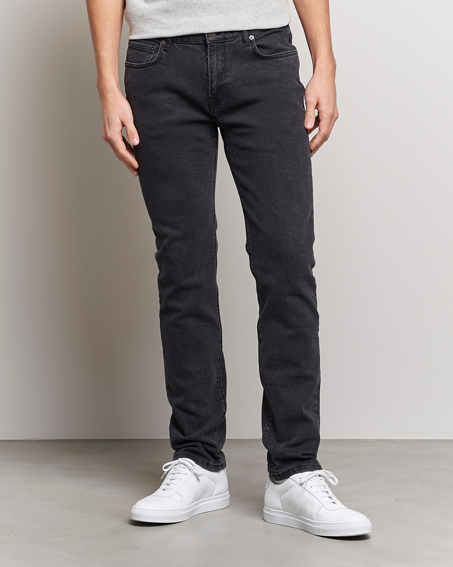 Herre | Slim fit | Jeanerica | SM001 Slim Jeans Used Black