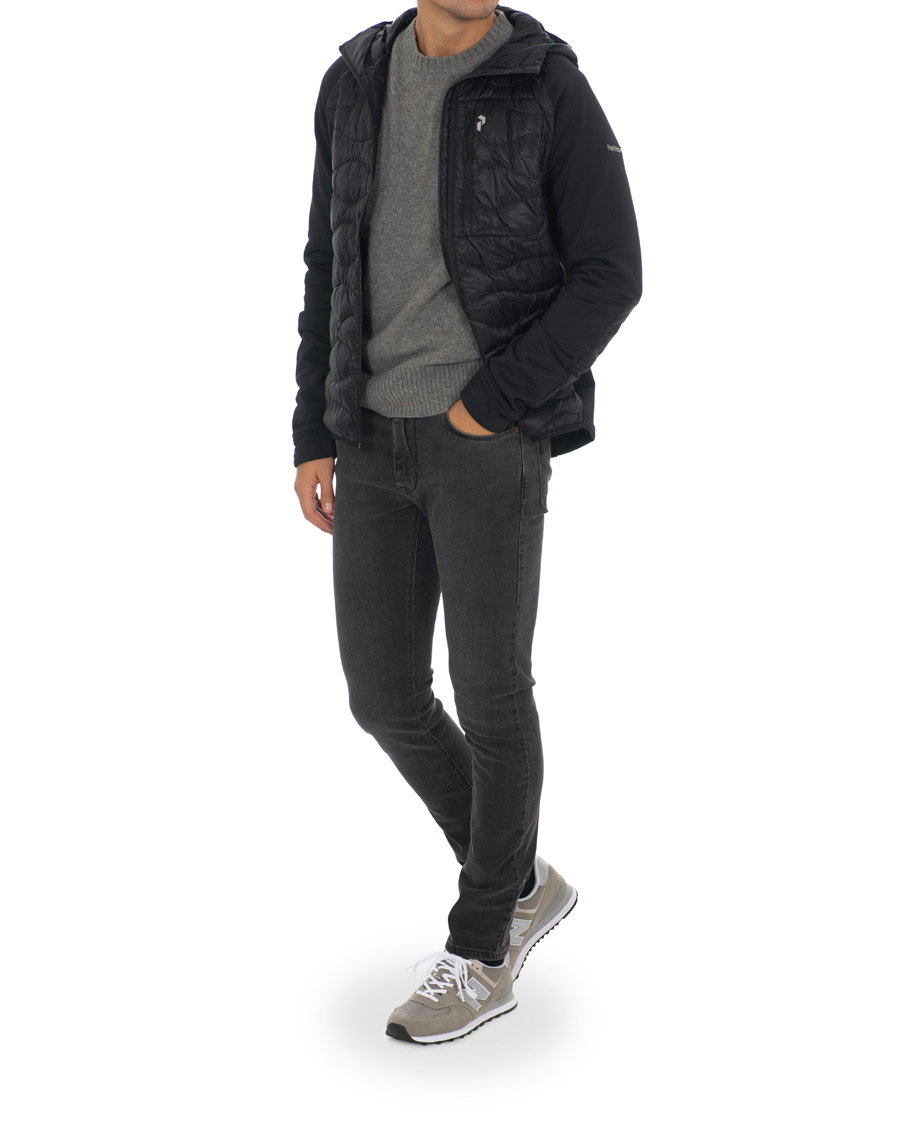 Herre | Jakker | Peak Performance | Helium Hybrid Hooded Jacket Black